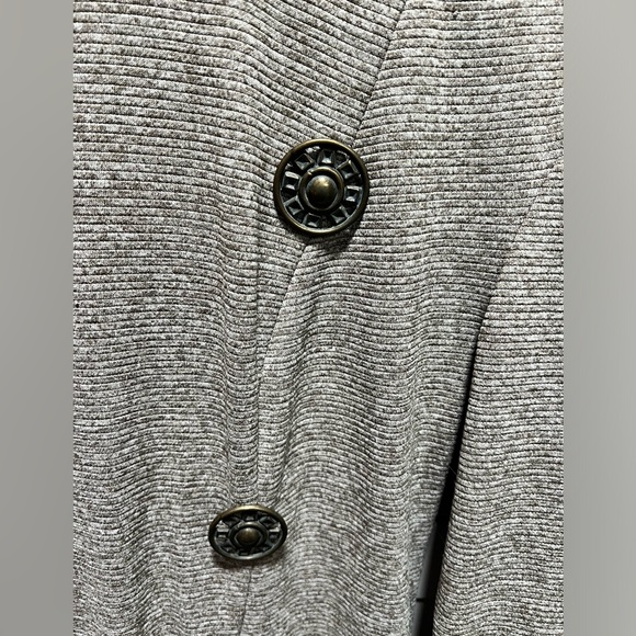 Joseph Ribkoff Creations Ribbed Sheath Dress Faux Fur Trim (D1) - Picture 5 of 10